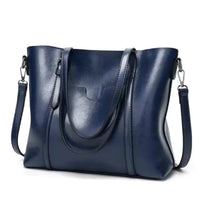 Aria | Women's Large Leather-Look Shoulder Tote Bag Crossbody Handbag