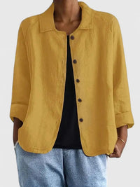 Sophie | Women's Lightweight Cotton Button-Up Jacket