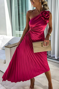 SUNDAY | ONE SHOULDER MIDI DRESS