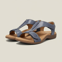 Evelyn | Women's Open-Toe Hook-Loop T-Strap Comfortable Sandals