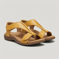 Evelyn | Women's Open-Toe Hook-Loop T-Strap Comfortable Sandals