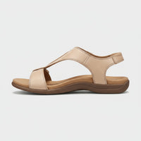 Evelyn | Women's Open-Toe Hook-Loop T-Strap Comfortable Sandals