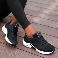 Sienna | Women's Breathable Mesh Lace-Up Trainers