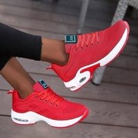 Sienna | Women's Breathable Mesh Lace-Up Trainers