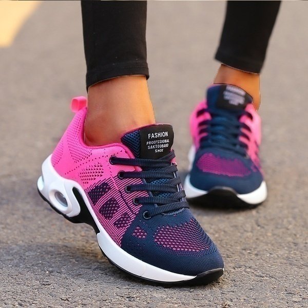 Sienna | Women's Breathable Mesh Lace-Up Trainers