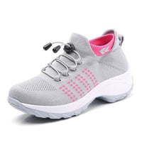 Scarlett | Women's Memory-Foam Lace-Up Platform Trainers