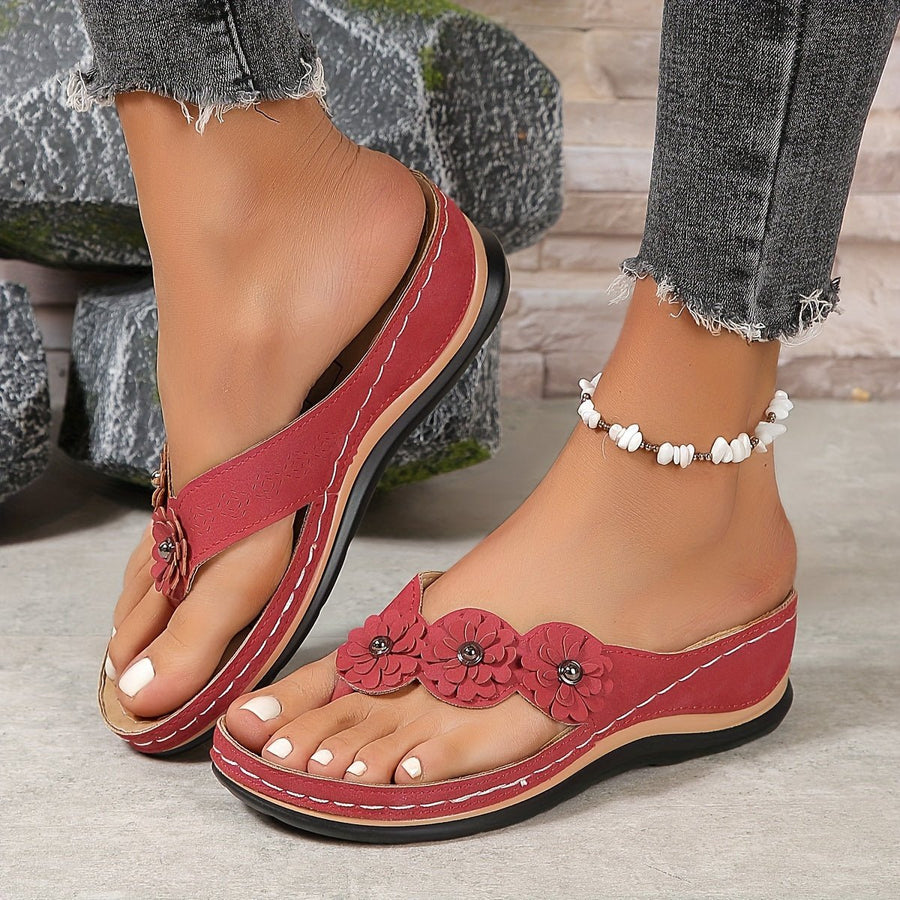 Sophie | Women's Slip-On Toe-Post Sandals