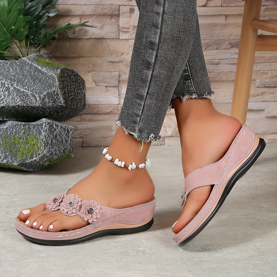 Sophie | Women's Slip-On Toe-Post Sandals