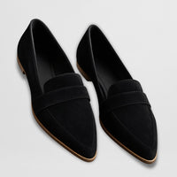 Victoria | Women's Suede Pointed-Toe Slip-On Loafers