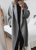 Ella | Women's Oversized Double-Breasted Button-Down Coat