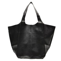 Scarlett | Women's Oversized Faux Leather Magnetic Closure Tote Bag