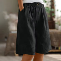Layla | Women's Relaxed-Fit Elastic-Waist Bermuda Shorts
