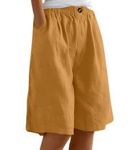 Layla | Women's Relaxed-Fit Elastic-Waist Bermuda Shorts