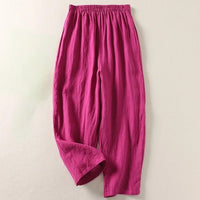 Scarlett | Women's Relaxed-Fit Linen Wide-Leg Trousers