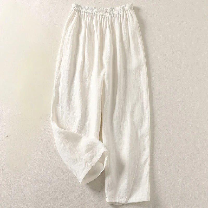 Scarlett | Women's Relaxed-Fit Linen Wide-Leg Trousers