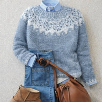 Penelope | Women's Relaxed-Fit Nordic Fair Isle Knit Sweater