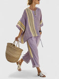 Lily | Women's Relaxed Linen-Mix Wide-Leg Two-Piece Co-Ord Set