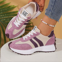 Aria | Women's Retro Platform Chunky Lace-Up Sneakers