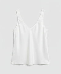 Ella | Women's Satin V-Neck Wide-Strap Camisole Top
