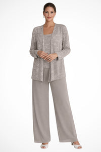 Florence | Women's Sequined Wide-Leg Three-Piece Occasion Set