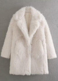 Women's Faux Fur Coat Shawl Collar
