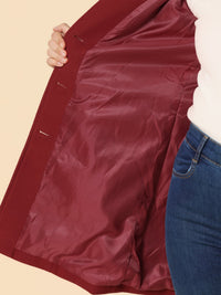 Luna | Women's Single-Breasted Structured Mid-Length Winter Coat