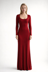 EDEN | SQUARE NECK MAXI DRESS