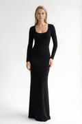 EDEN | SQUARE NECK MAXI DRESS