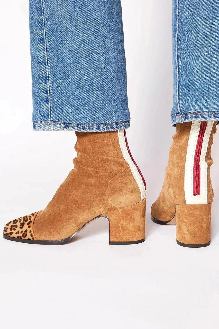 Sienna | Women's Square-Toe Block Heel Ankle Boots