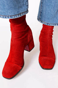 Sienna | Women's Square-Toe Block Heel Ankle Boots