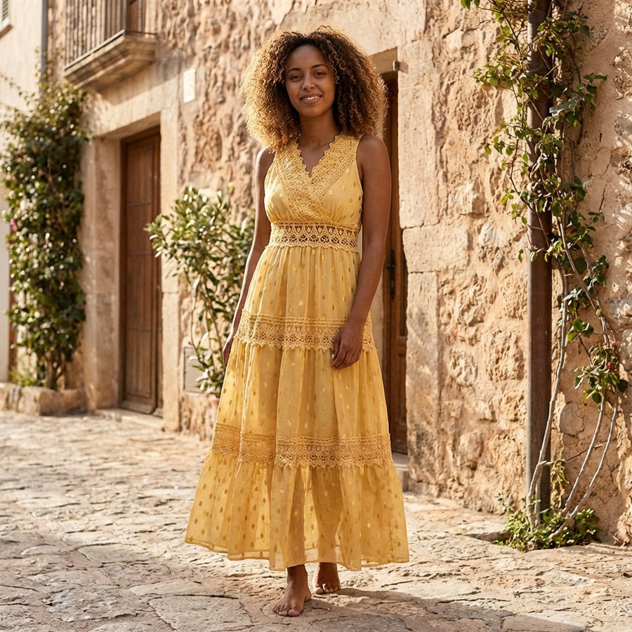 LAUREL | LACE MAXI DRESS