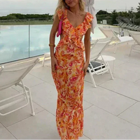 Gemma | Ruffle Maxi Dress
