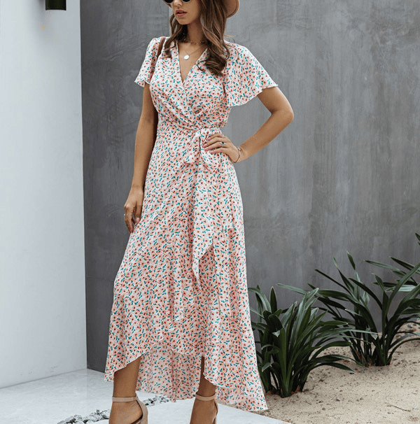 MAREN | WRAP MIDI DRESS