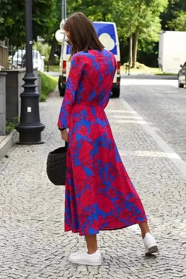 GENEVIEVE | WRAP MIDI DRESS