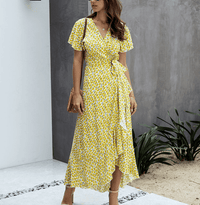 MAREN | WRAP MIDI DRESS