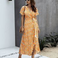 MAREN | WRAP MIDI DRESS