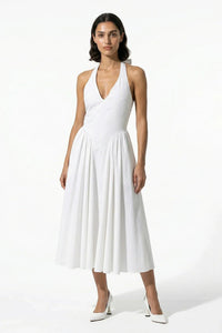 Marguerite | Halter Midi Dress