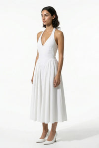 Marguerite | Halter Midi Dress