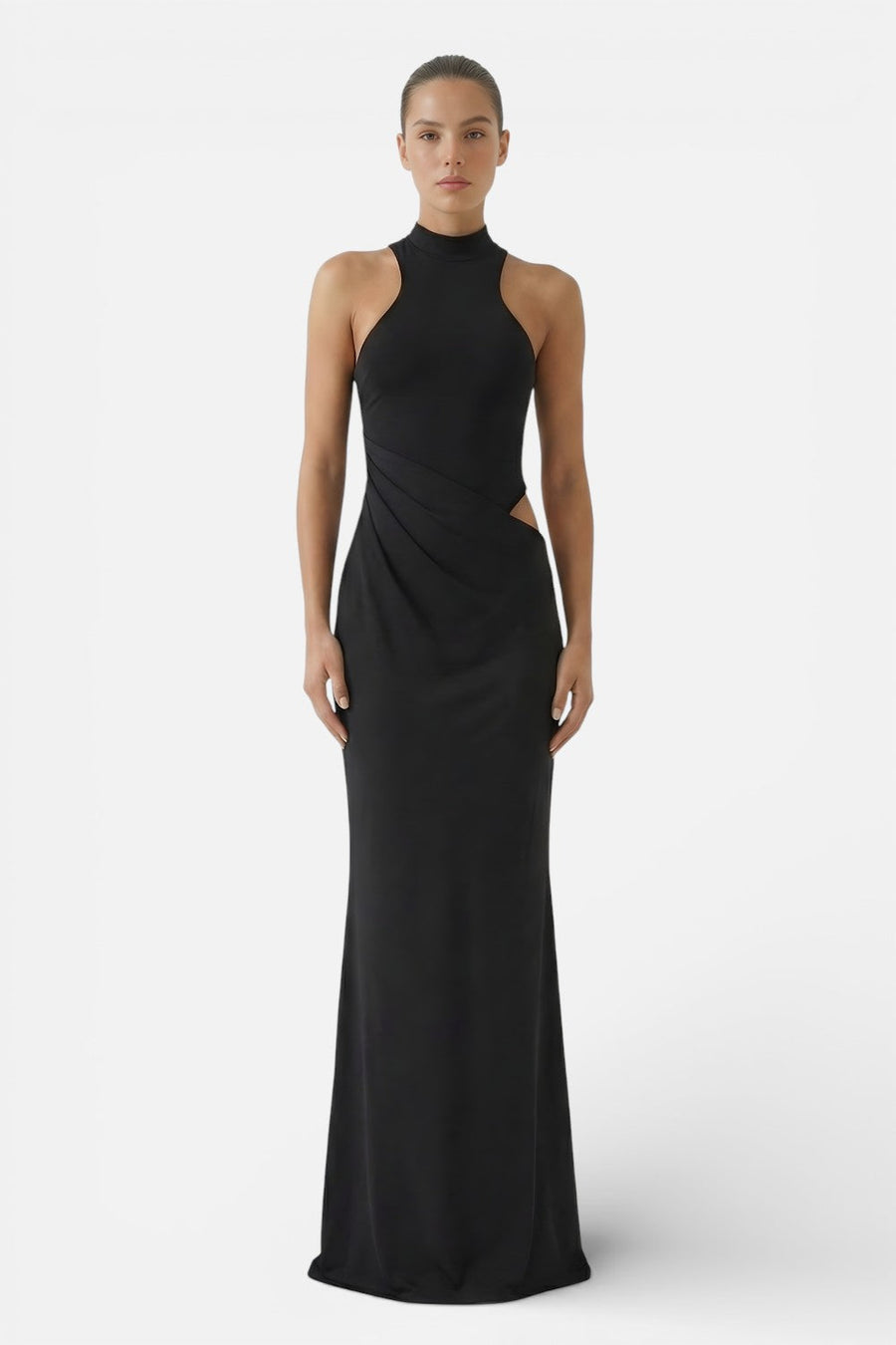 MIREILLE | HALTER MAXI DRESS