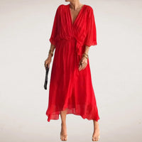 HALLE | WRAP MIDI DRESS