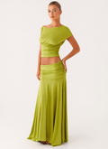 ODETTE | BOAT NECK MAXI DRESS