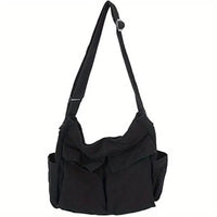 Madison | Women's Vintage Canvas Multi-Pocket Crossbody Shoulder Bag