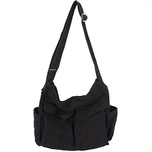Madison | Women's Vintage Canvas Multi-Pocket Crossbody Shoulder Bag
