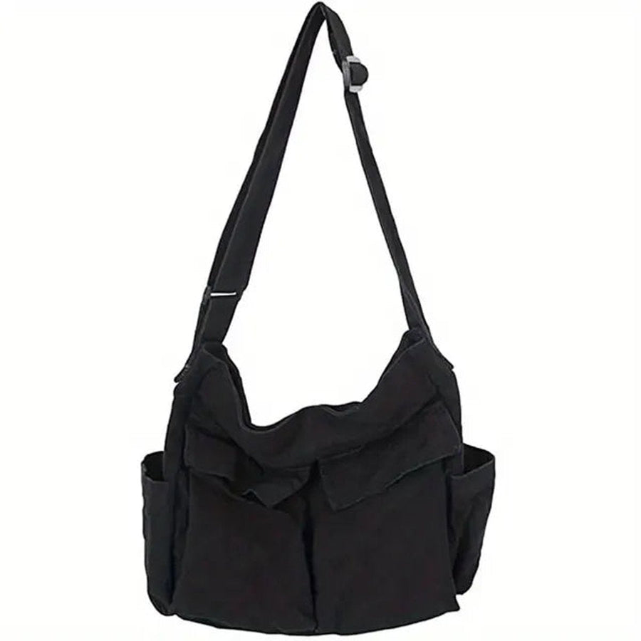 Madison | Women's Vintage Canvas Multi-Pocket Crossbody Shoulder Bag