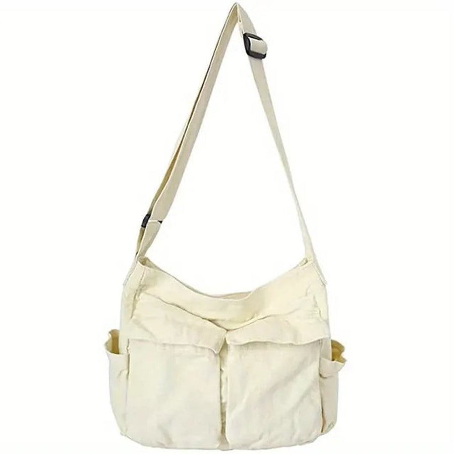 Madison | Women's Vintage Canvas Multi-Pocket Crossbody Shoulder Bag