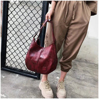 Amelia | Women's Vintage Genuine Leather Hobo Shoulder Bag