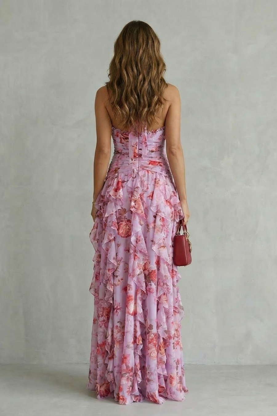 RAINE | HALTER MAXI DRESS