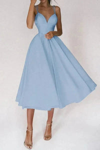 Vienna | V Neck Midi Dress