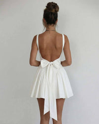 XANTHE | SQUARE NECK MINI DRESS