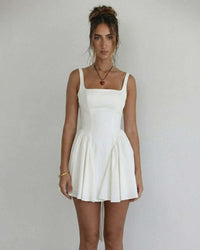 XANTHE | SQUARE NECK MINI DRESS